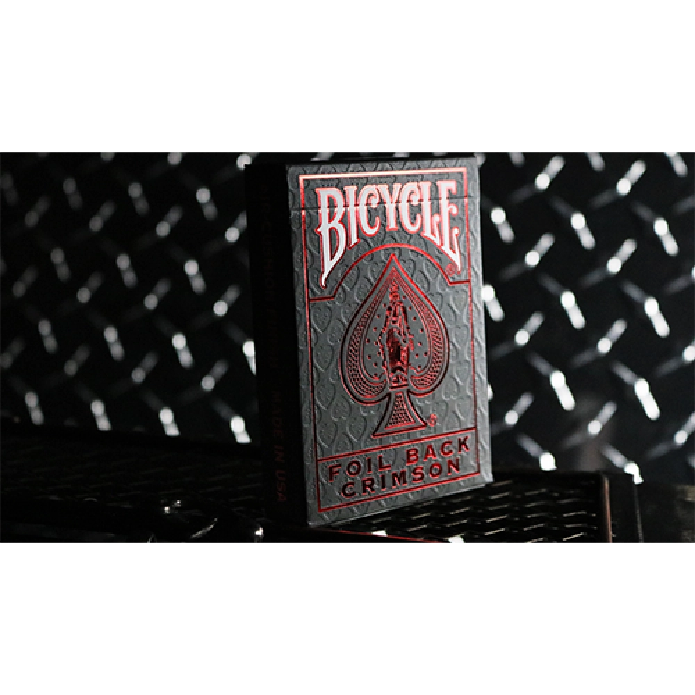 Spielkarten Bicycle Rider Back Crimson Luxe (Red) Version 2 by US Playing Card Co