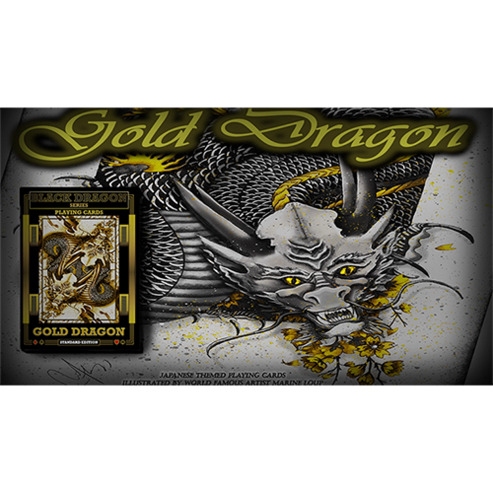 Spielkarten Gold Dragon (Standard Edition) Playing Cards by Craig Maidment