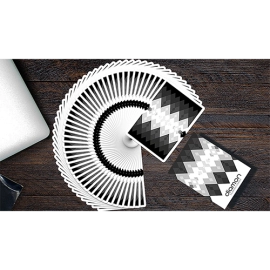 Spielkarten Diamon Playing Cards N° 10 Black and White