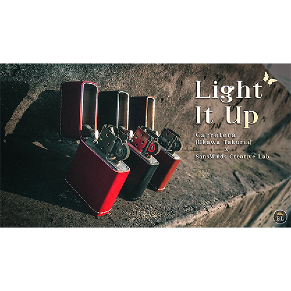 Light It Up Classic Walnut (Gimmicks and Online Instructions) by SansMinds