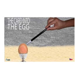 THE CARD INTO THE EGG (Gimmicks and Online Instructions) by Alan Alfredo Marchese and Aprendemagia