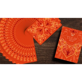 Spielkarten Tulip Playing Cards (Orange) by Dutch Card House Company