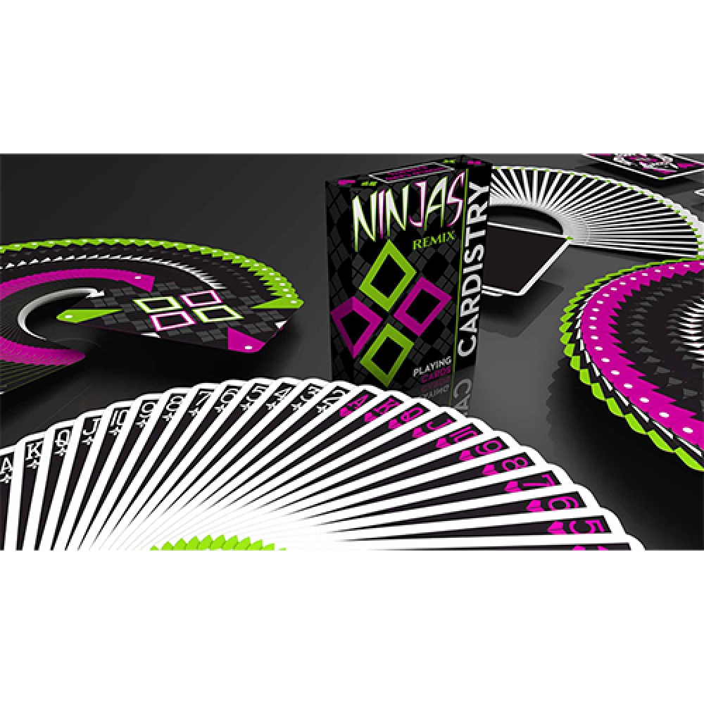 Spielkarten Limited Edition Cardistry Ninjas Remix by De'vo