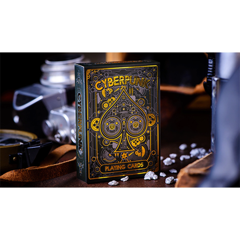 Spielkarten Cyberpunk Gold by Elephant Playing Cards