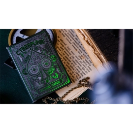 Spielkarten Cyberpunk Green by Elephant Playing Cards
