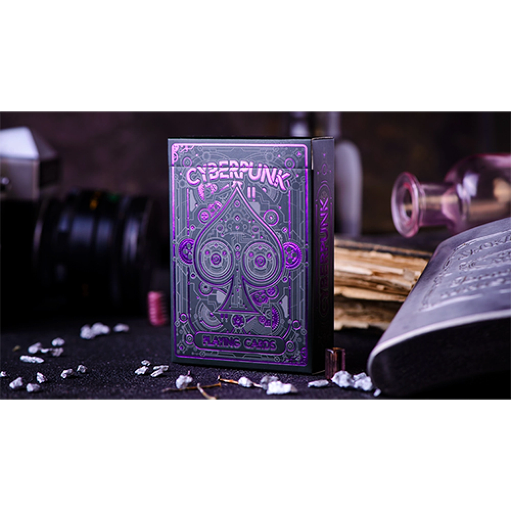 Spielkarten Cyberpunk Purple by Elephant Playing Cards
