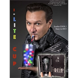 I-Lite Cup V2 (Red) by Victor Voitko (Gimmick and Online Instructions)