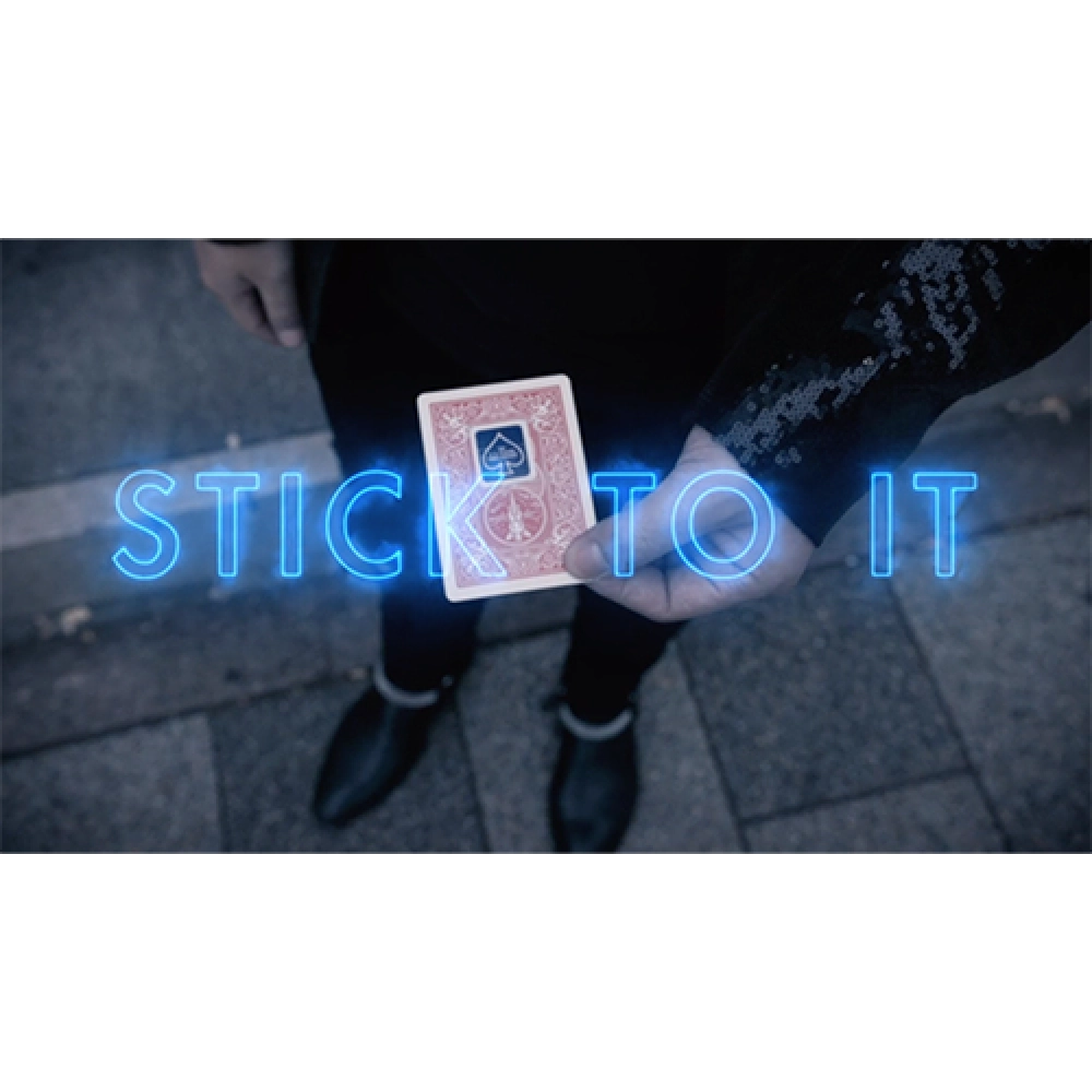 Stick To It Blue (DVD and Gimmick) by Shahrul Nizar