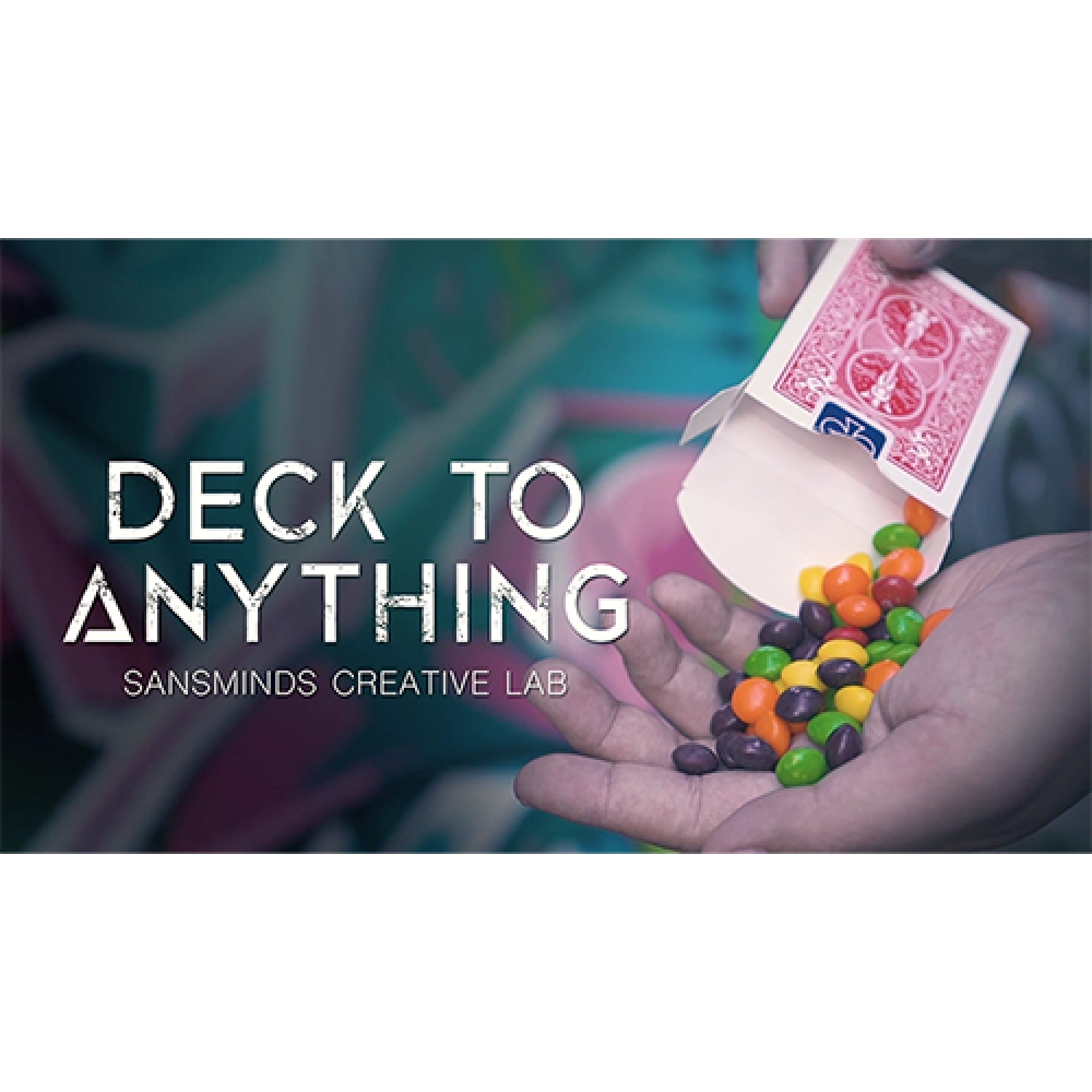 Deck To Anything (DVD and Gimmick) by SansMinds Creative Lab - DVD