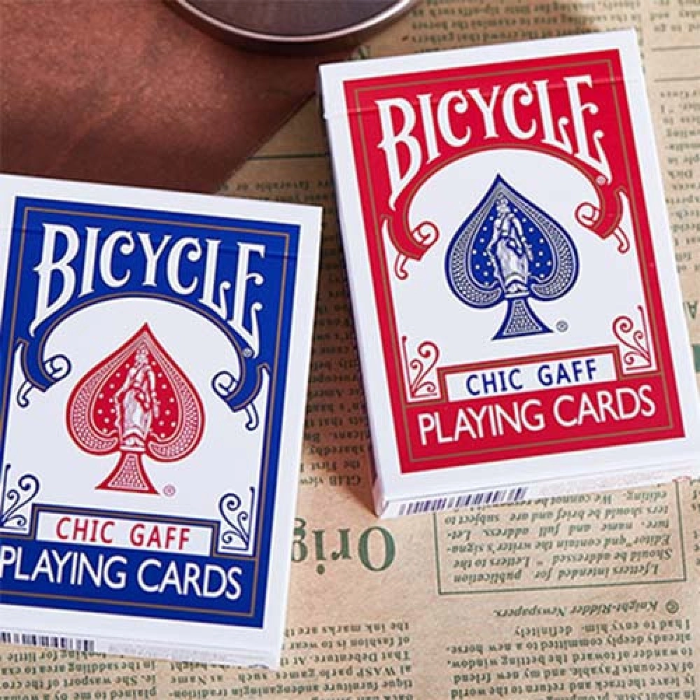Spielkarten Bicycle Gaff Rider Back V2 (Blue) Playing Cards by Bocopo