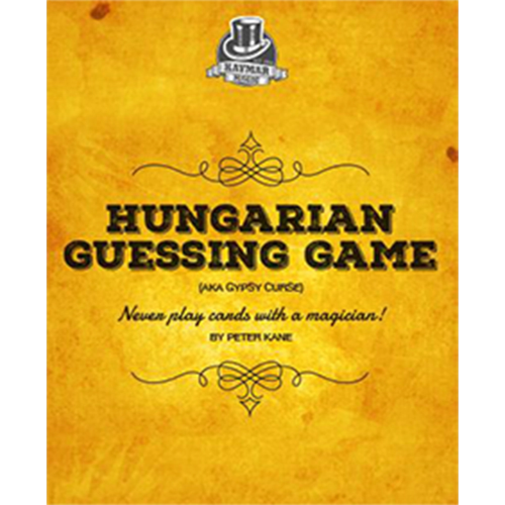Hungarian Guessing Game AKA Gypsy Curse (Gimmicks and Online Instructions) by Kaymar Magic