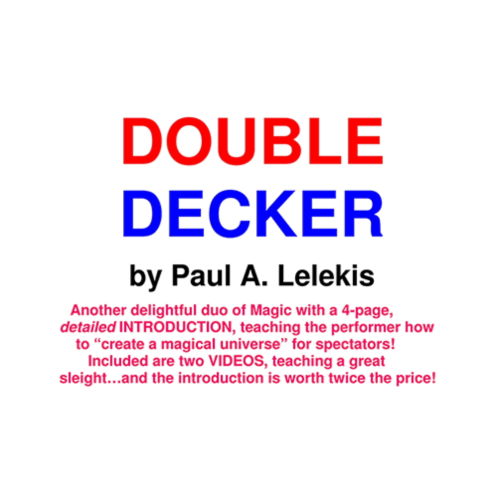 DOUBLE DECKER by Paul A. Lelekis Mixed Media DOWNLOAD