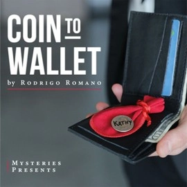 Coin to Wallet (Gimmicks and Online Instructions) by Rodrigo Romano and Mysteries