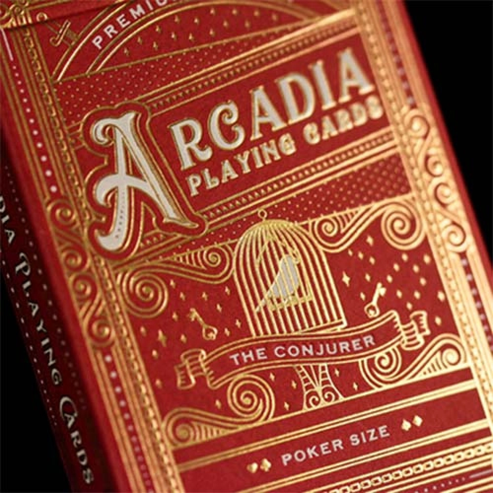 Spielkarten The Conjurer Playing Cards (Red) by Arcadia Playing Cards