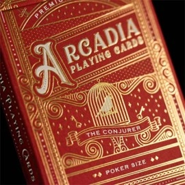 Spielkarten The Conjurer Playing Cards (Red) by Arcadia Playing Cards