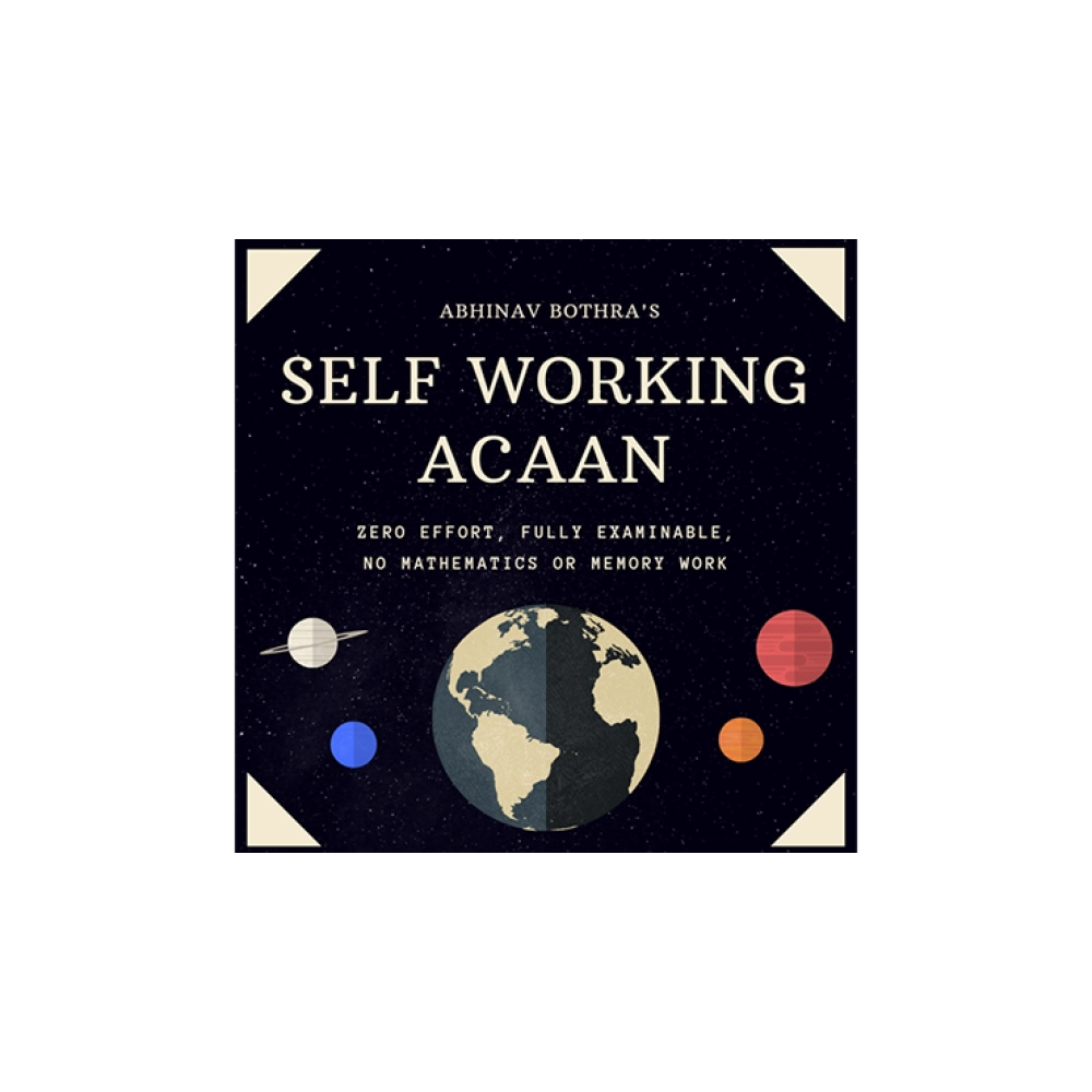 Self-Working ACAAN by Abhinav Bothra Mixed Media DOWNLOAD