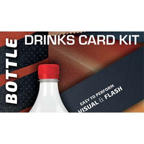 Drink Card KIT for Astonishing Bottle (Gimmick and Online Instructions) by João Miranda and Ramon Amaral