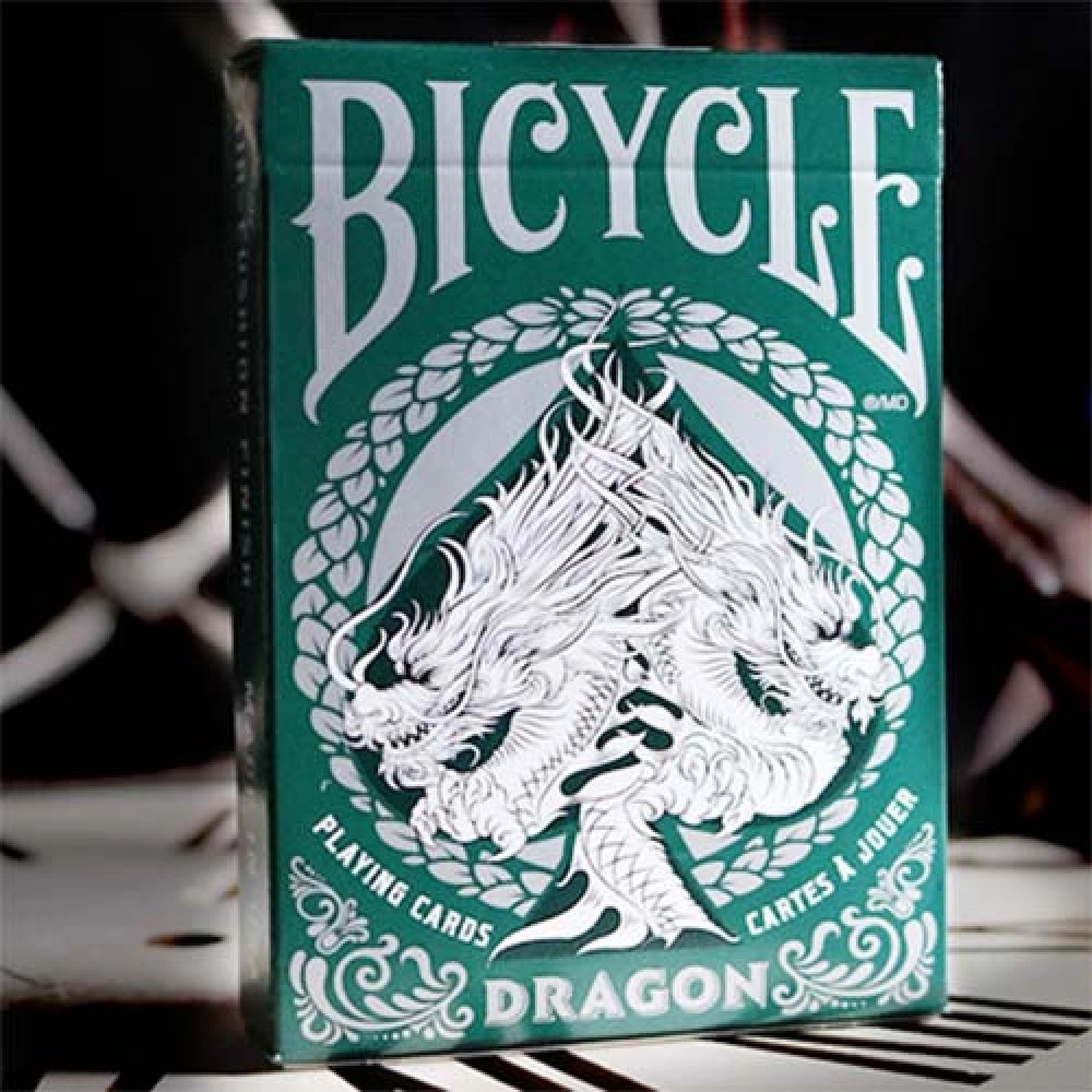Spielkarten Bicycle Dragon Playing Cards (Green) by USPCC