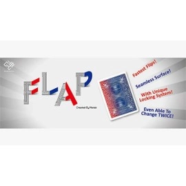 Modern Flap Card Double Sided (KS to QH / BLUE to RED) by Hondo