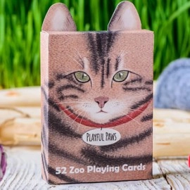 Zoo 52 (Playful Paws) Playing Cards by Elephant Playing Cards