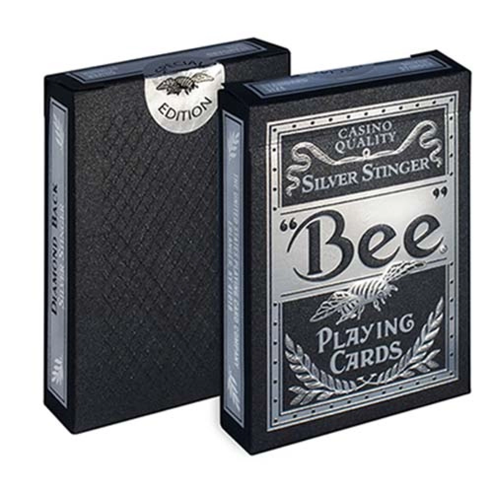 Spielkarten Bee Silver Stinger Playing Cards by USPCC