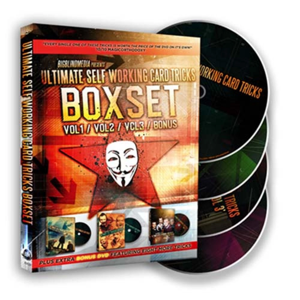 Ultimate Self Working Card Tricks Triple Volume Box Set by Big Blind Media - DVD