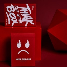 Spielkarten Keep Smiling Red V2 Playing Cards by Bocopo