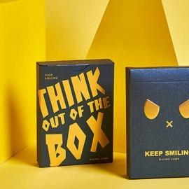 Spielkarten Keep Smiling Blue V2 Playing Cards by Bocopo