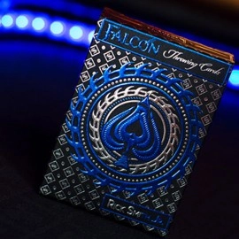 Spielkarten Silver Falcon Throwing Cards (Foil) by Rick Smith Jr. and De'vo