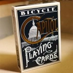 Spielkarten Bicycle Capitol (Navy Blue) Playing Cards by US Playing Card