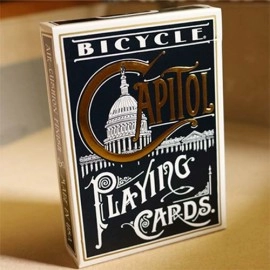 Spielkarten Bicycle Capitol (Navy Blue) Playing Cards by US Playing Card