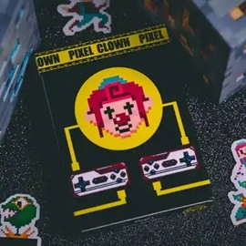 Spielkarten Pixel Clown Playing Cards