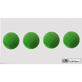 Rope Balls 1 inch / Set of 4 (Green) by Mr. Magic