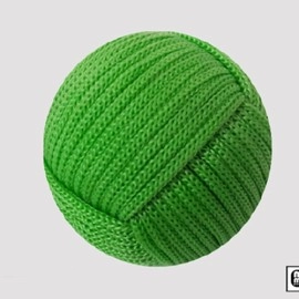 Rope Ball 2.25 inch (Green) by Mr. Magic