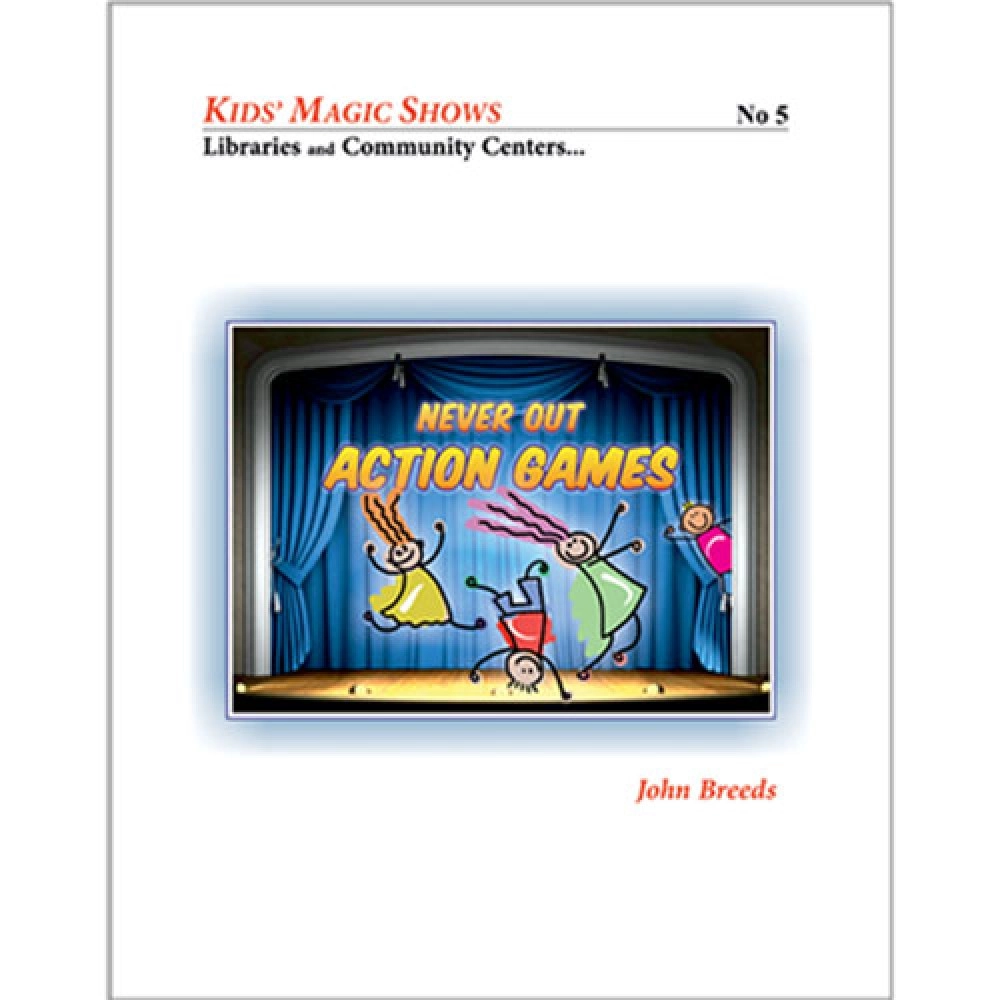 Never Out Action Games by John Breeds   - Book