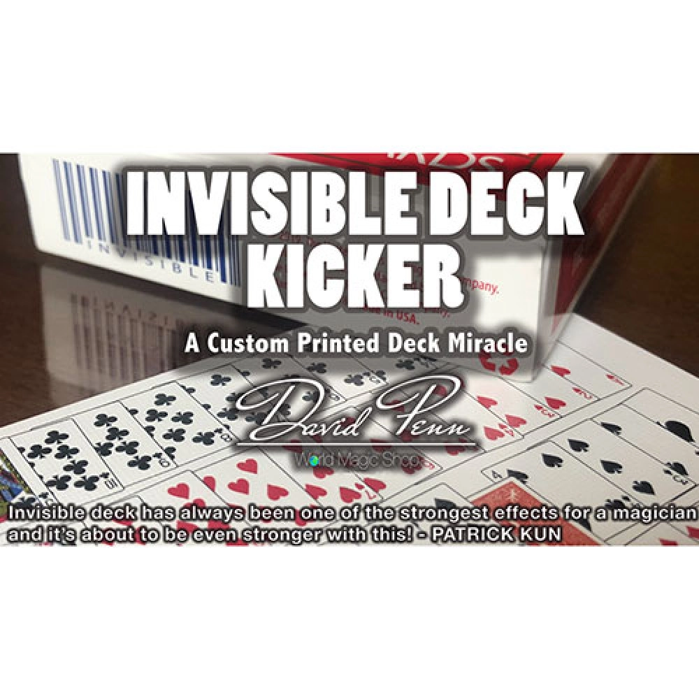 Invisible Deck Kicker (Gimmicks and Online Instructions) by David Penn