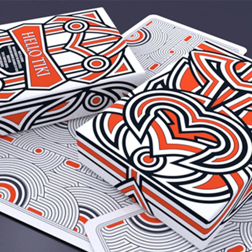 Spielkarten Hello Tiki (White) Playing Cards