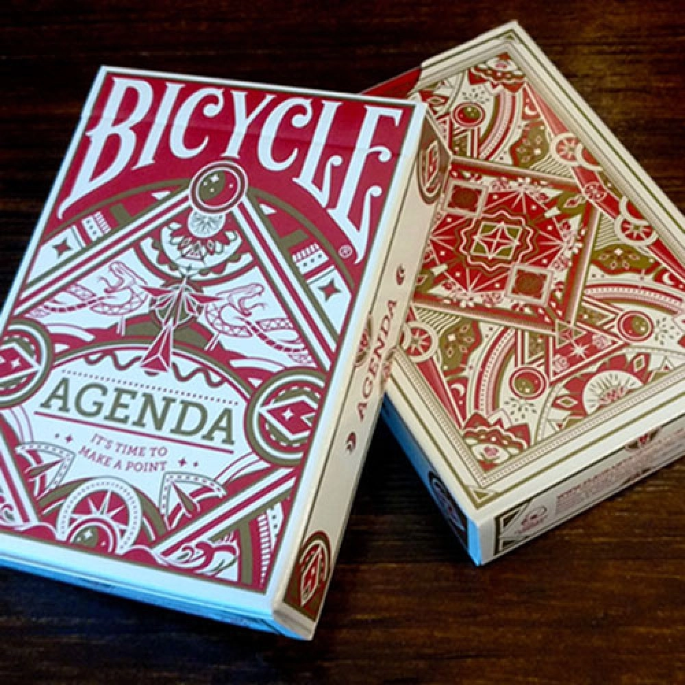 Spielkarten Agenda Red Basic Edition Playing Cards