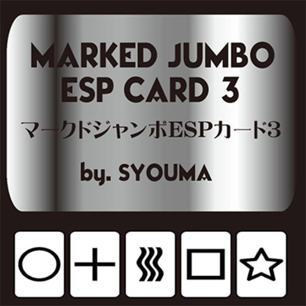 Marked Jumbo ESP Cards (Black) by Tejinaya Magic