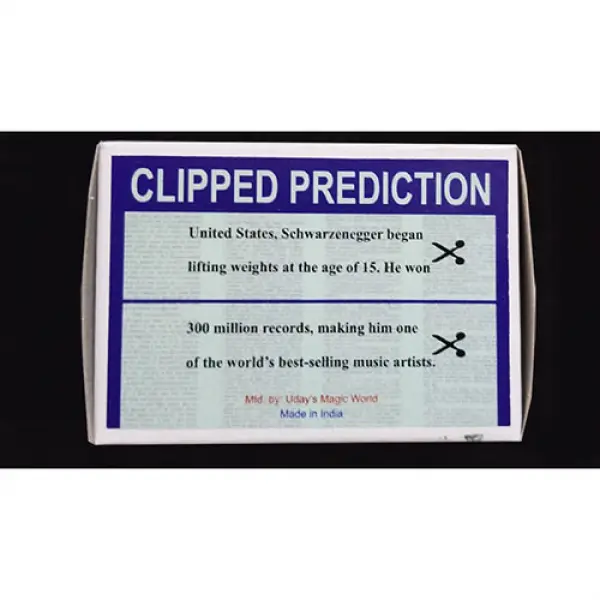 CLIPPED PREDICTION (Schwarzenegger/Elton) by Uday