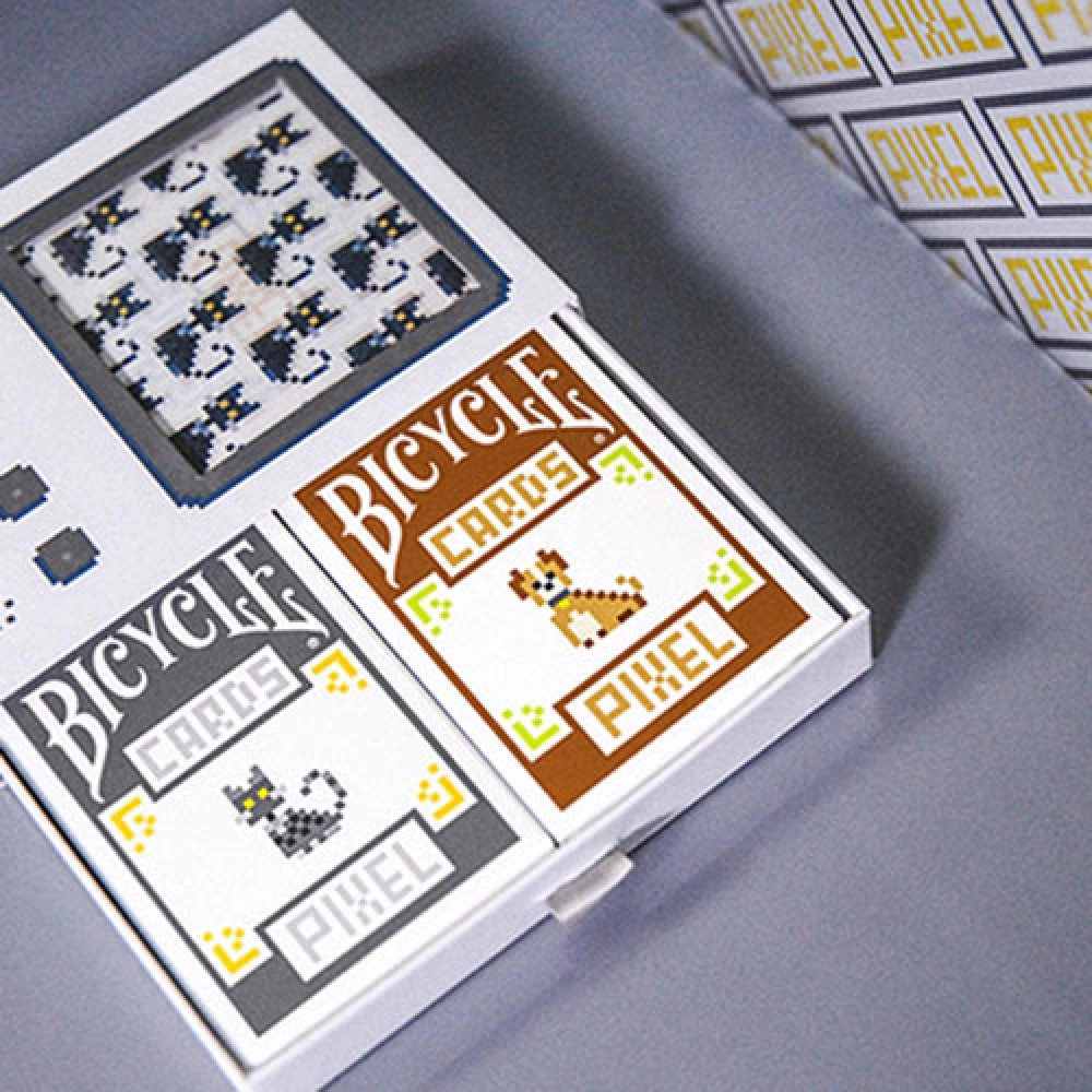 Spielkarten Bicycle Pixel Cat and Dog Set Playing Cards by TCC