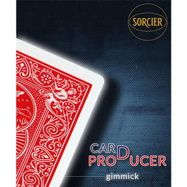 Card Production Gimmick Red by Sorcier Magic