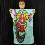 Character Silk (Clown) 35 X 43  by JL Magic