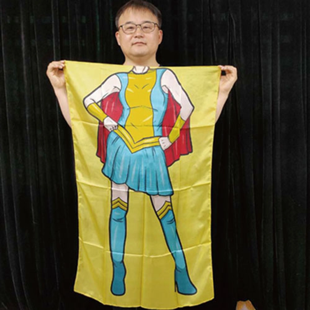 Character Silk (Super Girl) 35 X 43  by JL Magic