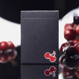 Spielkarten Cherry Casino House Deck Playing Cards True Black (Black Hawk)  by Pure Imagination Projects