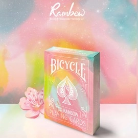 Spielkarten Bicycle Rainbow (Peach) Playing Cards by TCC