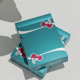 Spielkarten Cherry Casino (Tropicana Teal) Playing Cards by Pure Imagination Projects