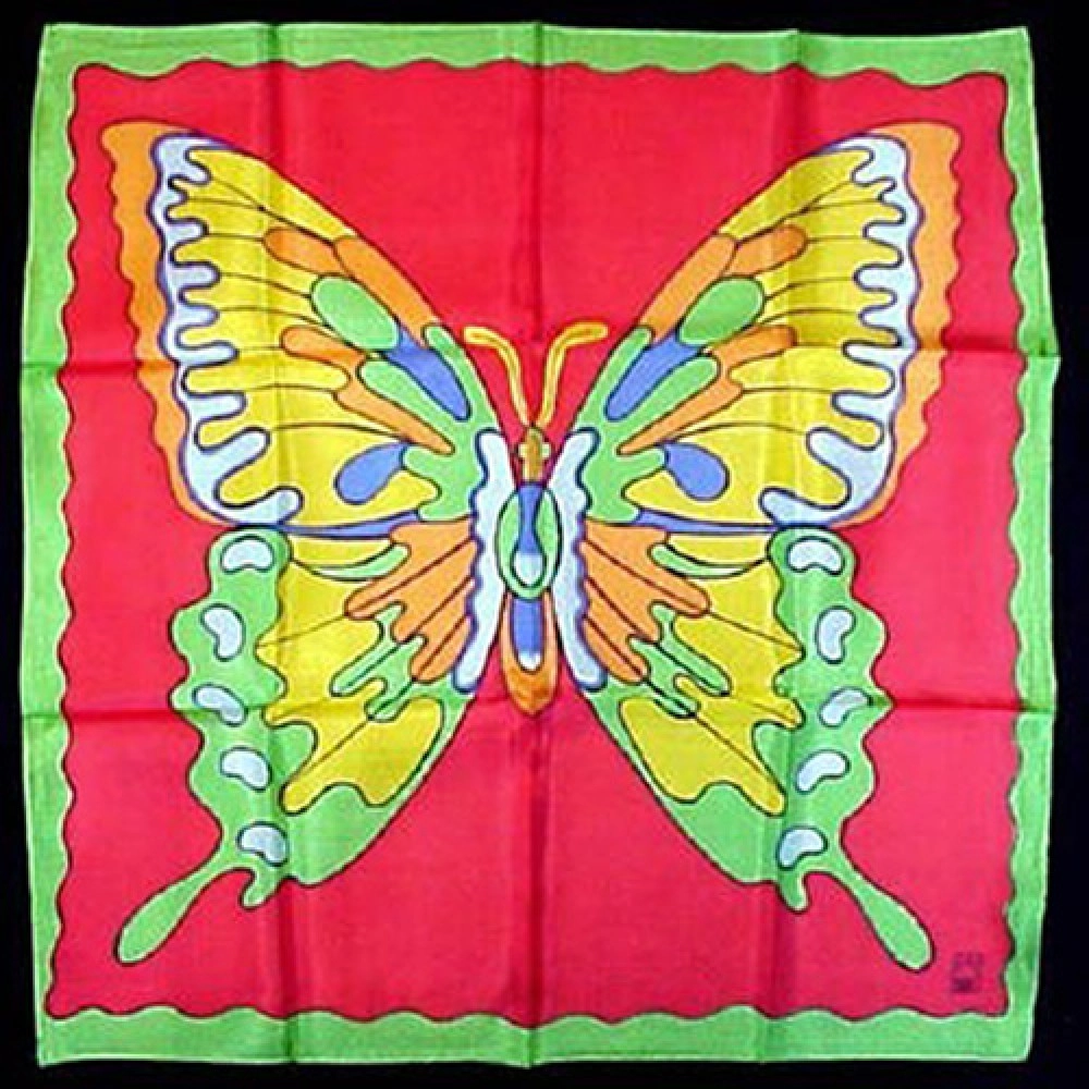 Rice Picture Silk 18" (Butterfly) by Silk King Studios