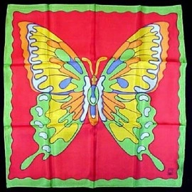 Rice Picture Silk 18" (Butterfly) by Silk King Studios
