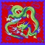 Rice Picture Silk 45 cm (Imperial Dragon) by Silk King Studios